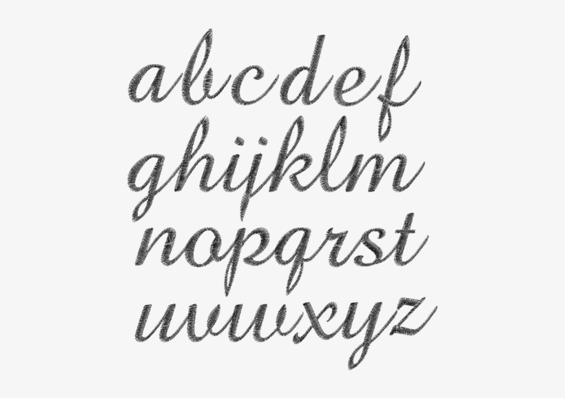 Letras Minúsculas Para Monograma - Embroidery, transparent png download
