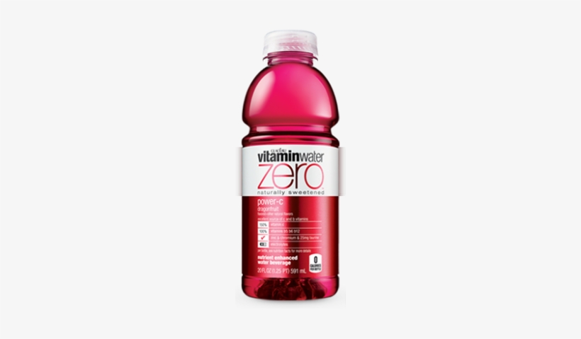 Quick Links - Vitamin W-a-t-e-r Zero Power-c Dragonfruit 20 Oz Plastic, transparent png download