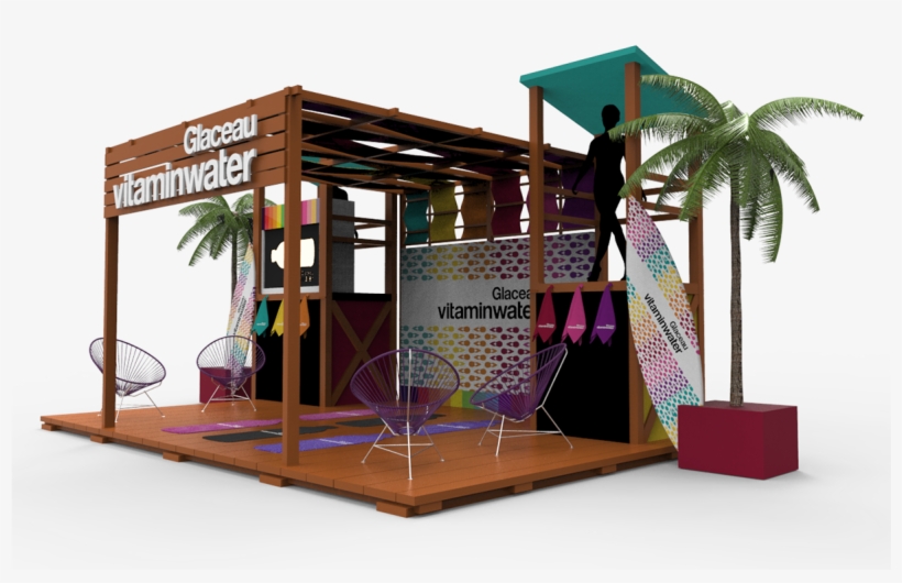 Glaceau Vitamin Water Booth - Pavilion, transparent png download