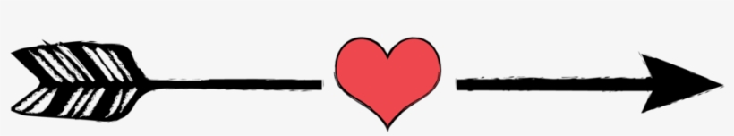 Heart Arrow Png High-quality Image - Arrow With Heart Svg, transparent png download