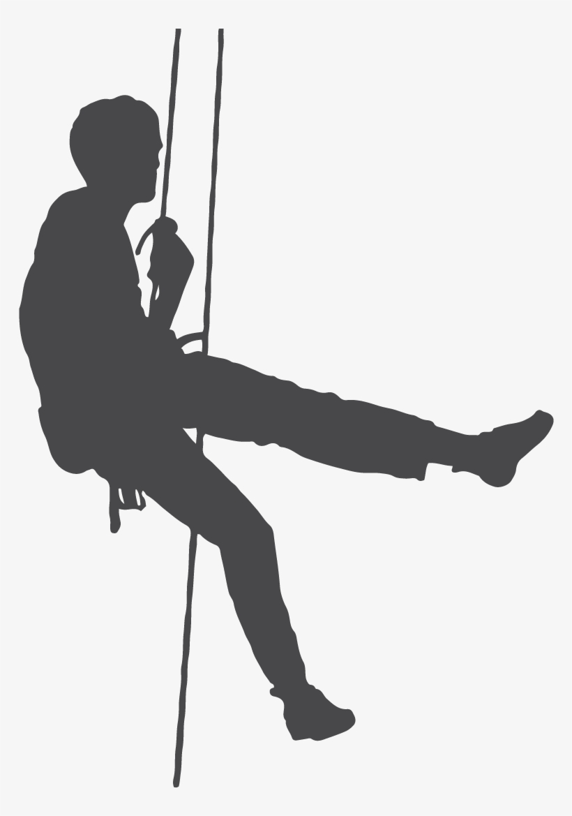 Silhouette Tree Climbing - Silhouette Climbing Png, transparent png download