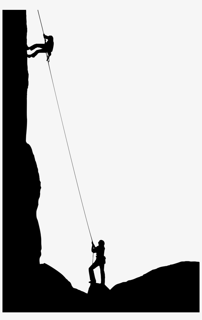 This Free Icons Png Design Of Rock Climbers Silhouette, transparent png download