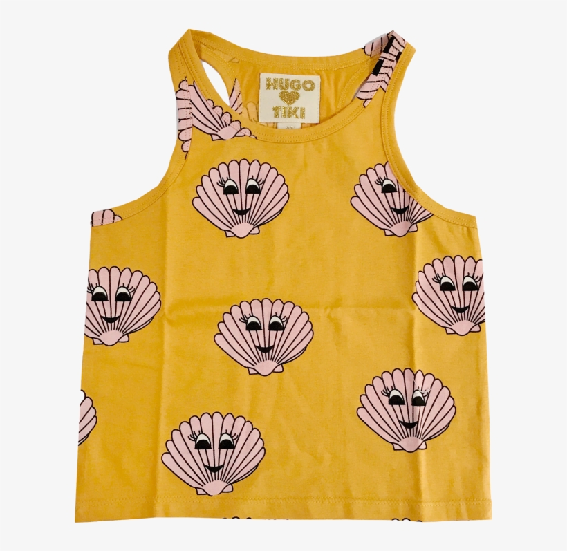 Hugo Loves Tiki Tank Top Seashells - Vest, transparent png download