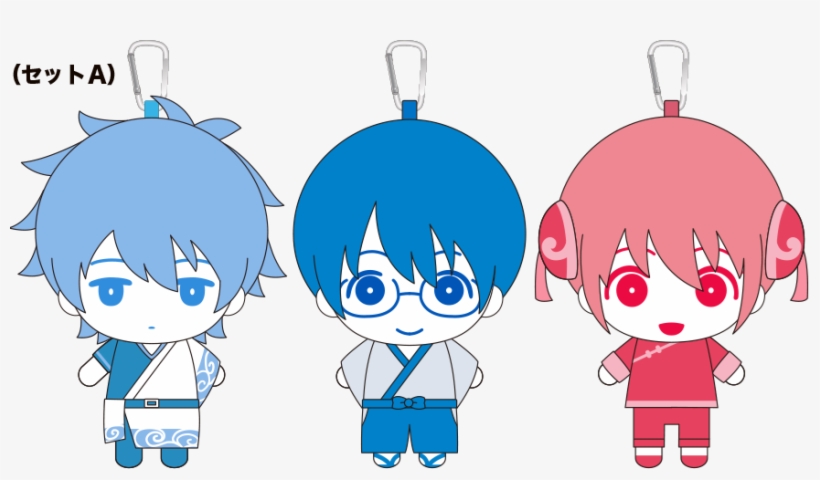 Gintama Jump Festa Showa Note Goods Plush Mascot Set - Jump Festa, transparent png download