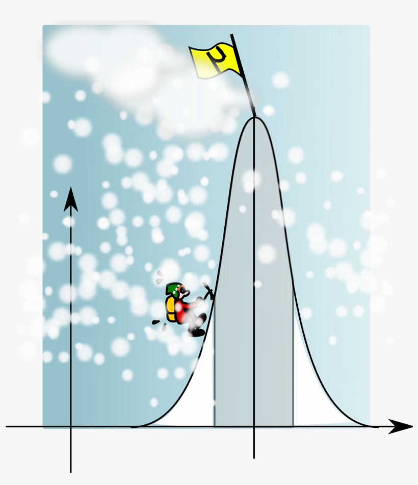 This Free Icons Png Design Of Climbing The Gaussian, transparent png download