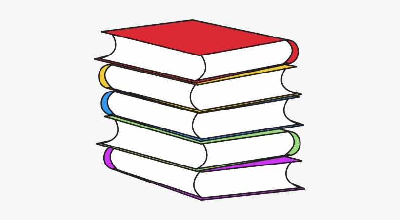Stack Of Books Clip Art - Books Clip Art Png, transparent png download