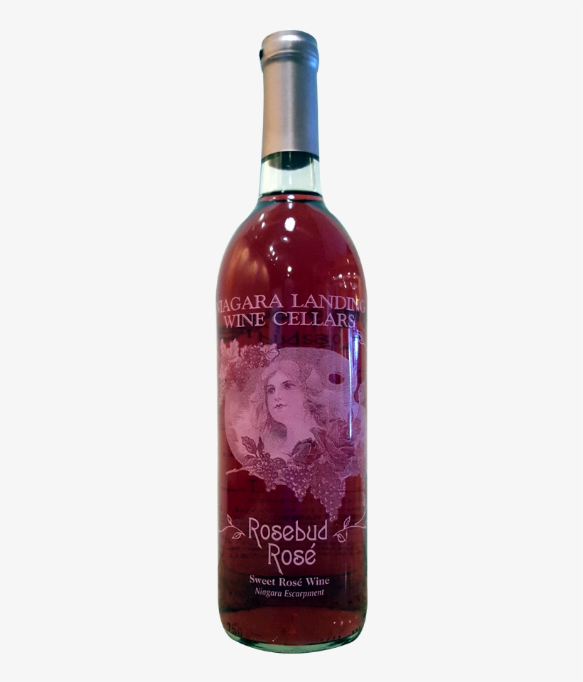 Rose' Rosebud - Glass Bottle, transparent png download