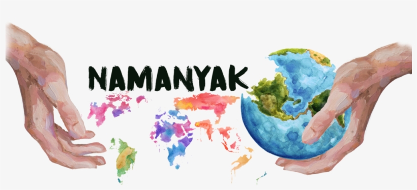 Namanyak - Earth America Watercolor Poster, transparent png download
