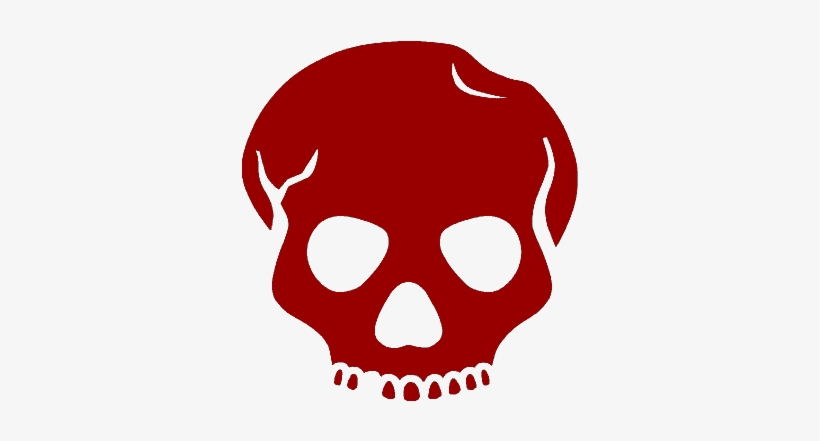 Skull Png Transparent Red - Red Skull Png, transparent png download