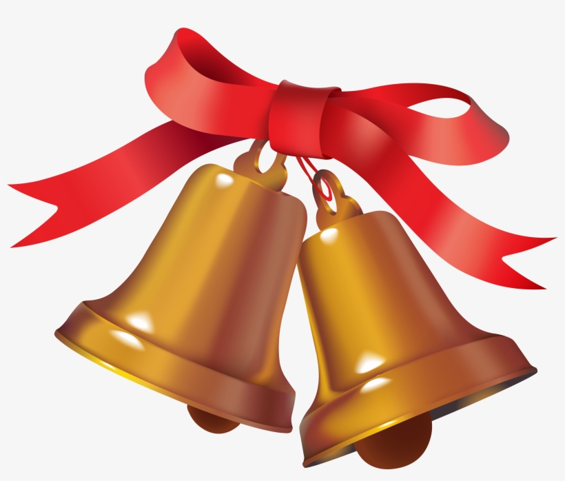 Christmas Cow Bell Clipart, transparent png download
