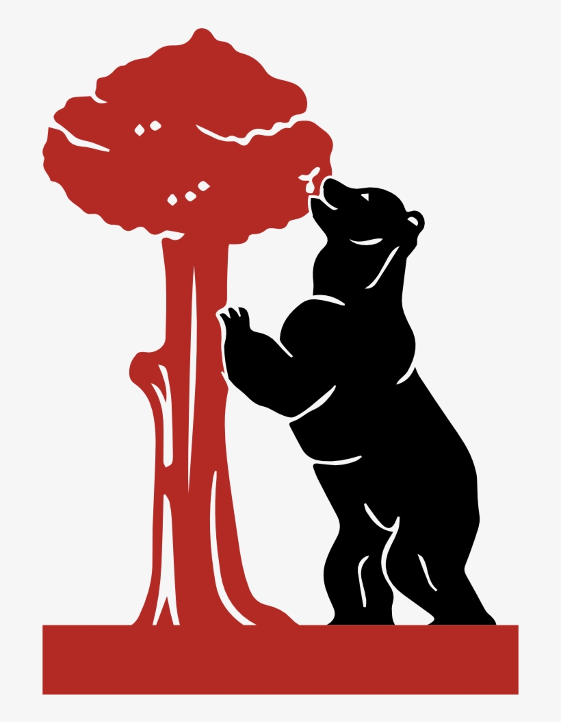 Download Svg Download Png - Bear And Tree Madrid, transparent png download