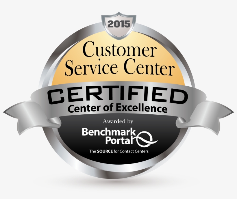 2015 Center Of Excellence - Customer Service Certified, transparent png download