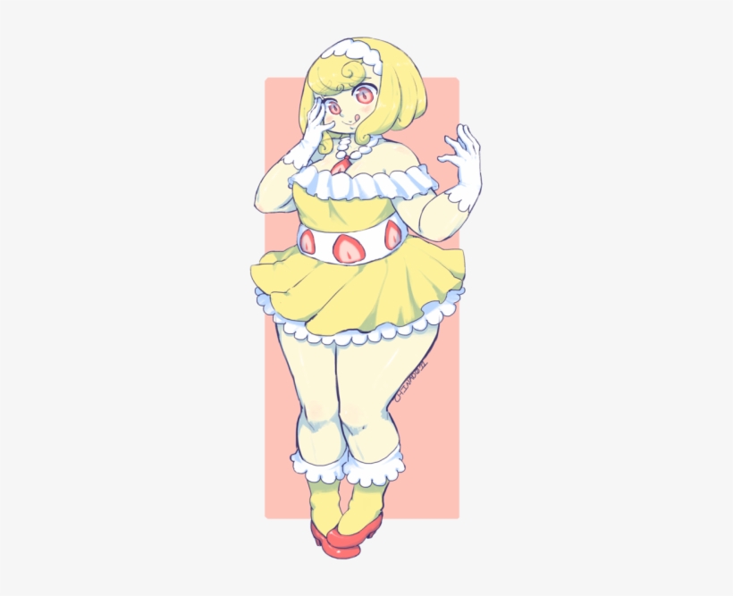 Strawberry Shortcake Lady Who Is Also Made Out Of Cake - Cake, transparent png download