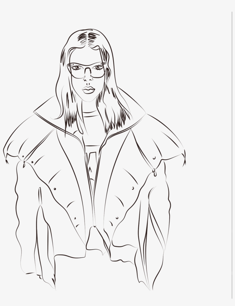 Fashion Week, Elisabetta Franchi - Sketch, transparent png download