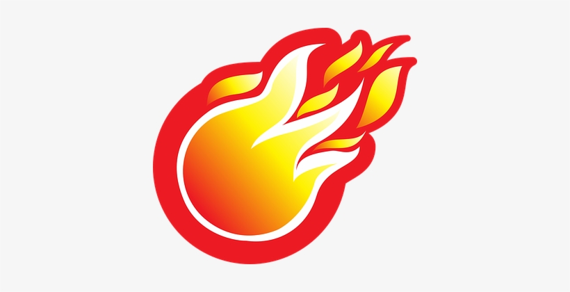 Ball Circle Fire Flame Gradient Orange Red, transparent png download