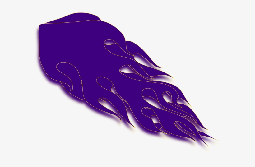 Graphic Stock Flame Clip Art At Clker Com Vector - Purple Flames Png, transparent png download