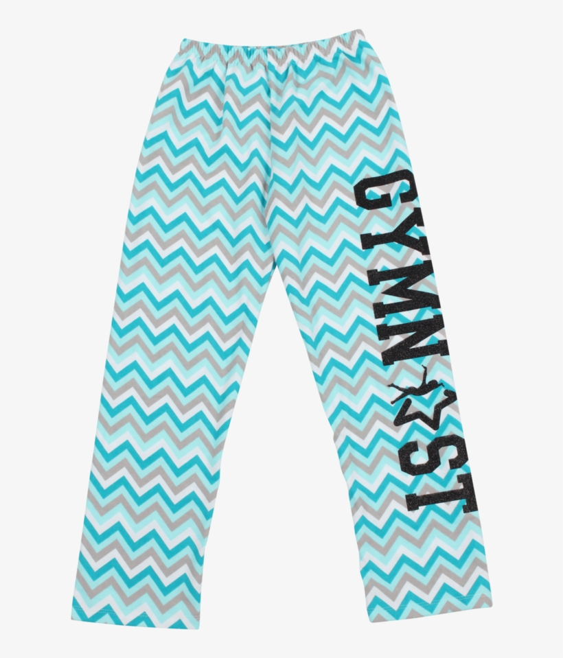Gymnast Flannel Pants - Zig Zag Stripes, transparent png download