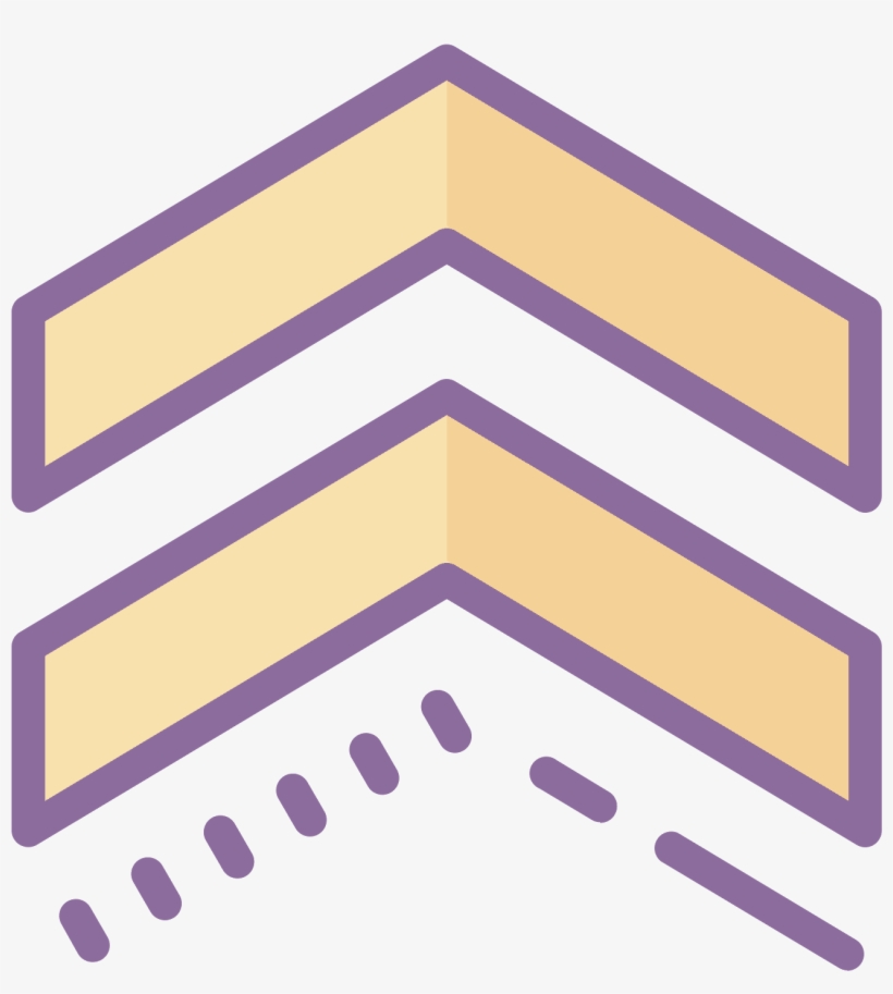 Chevron Up Icon - Znak Drogowy Uwaga Dzieci, transparent png download