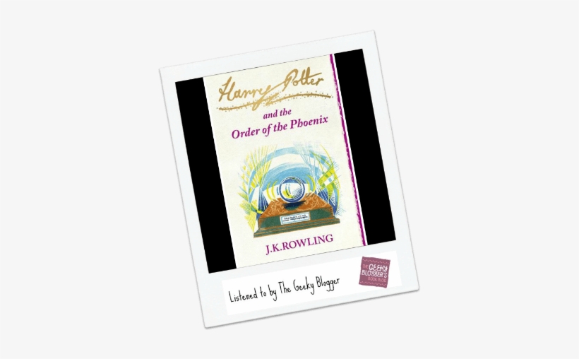 Harry Potter And The Order Of The Phoenix By Jk Rowling/narrated - Harry Potter And The Order Of The Phoenix, transparent png download