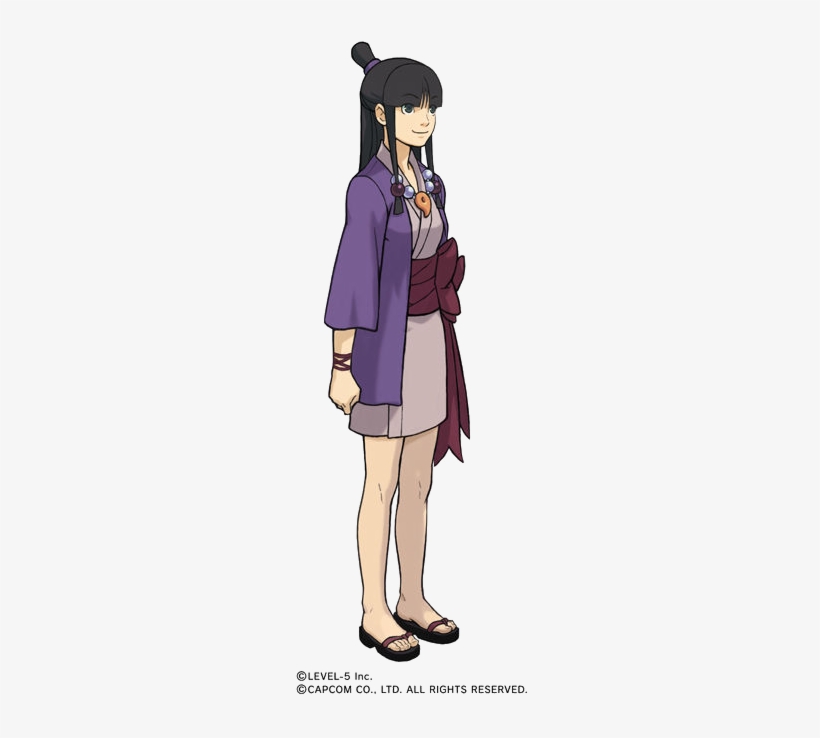 Maya Fey (326×688) - Professor Layton Vs Phoenix Wright Maya, transparent png download