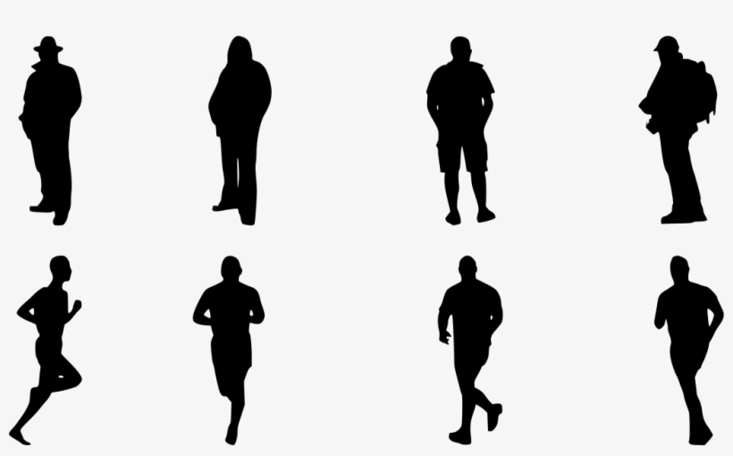 Download Png - Silhouette Mens, transparent png download