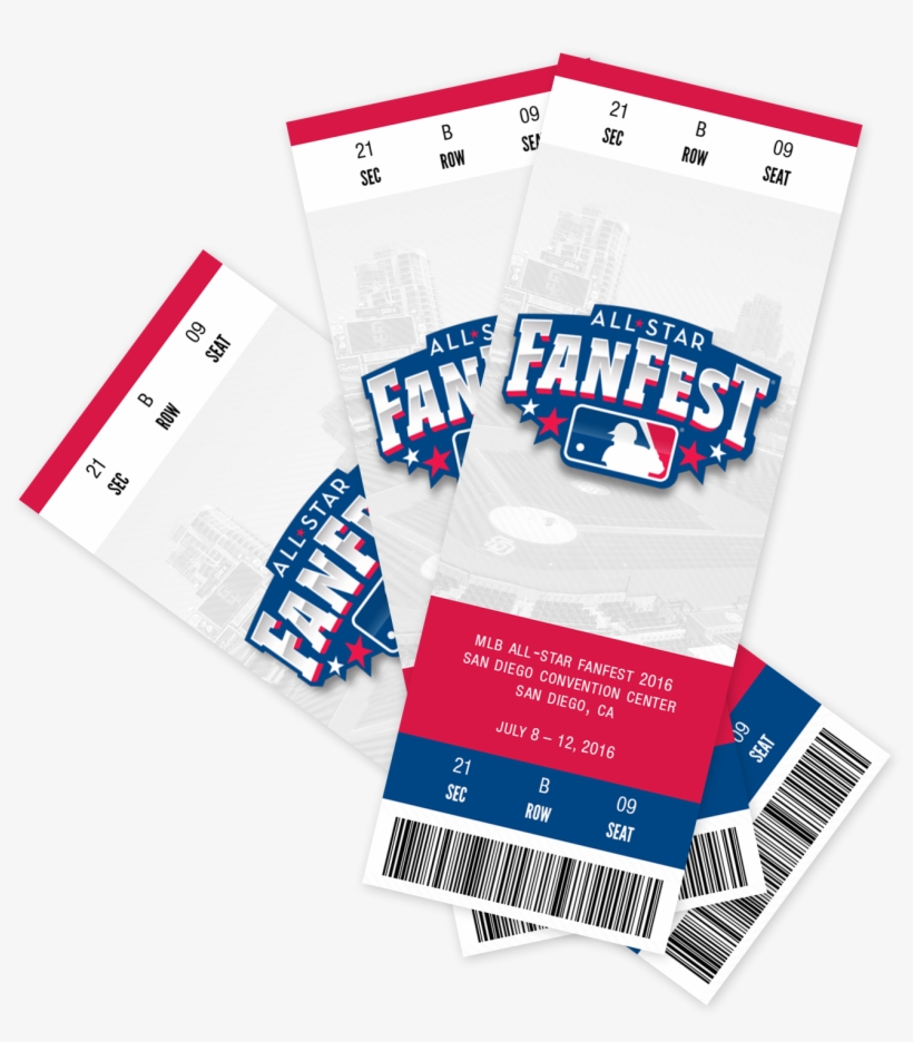 Buy Tickets For The 2016 Mlb Allstar Fanfest Mlb Tickets PNG Image