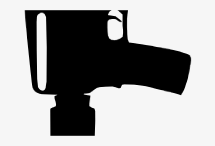 Rifle Silhouette Cliparts - Assault Rifle, transparent png download