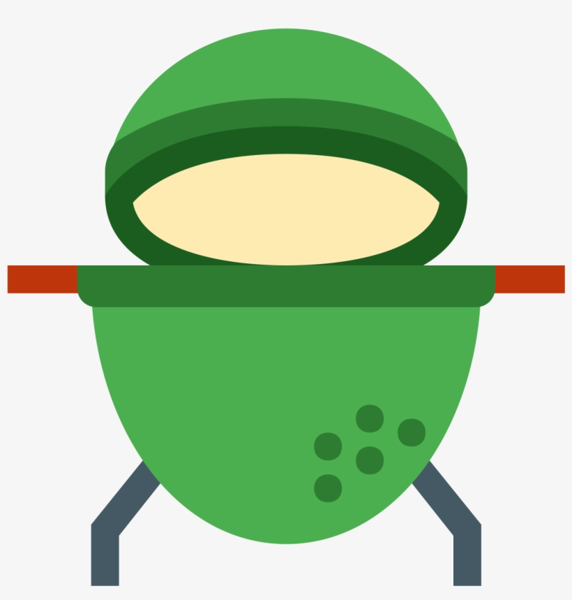 It's A Logo Of Big Green Egg Reduced To An Image Of - Barbecue, transparent png download