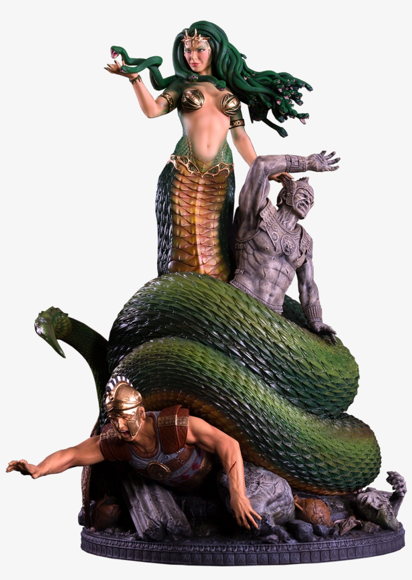 Medusa Victorious Statue - Medusa Png, transparent png download