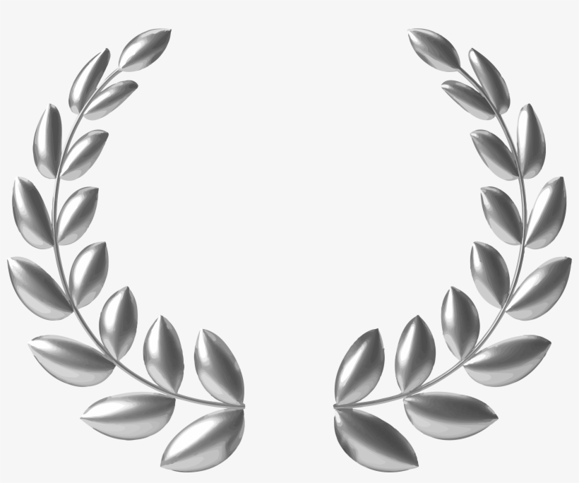 Silver Laurel Wreath Png Laurel Leaf Gold Template PNG Image