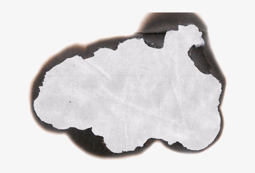 Share This Image - Burnt Paper Edges Png, transparent png download