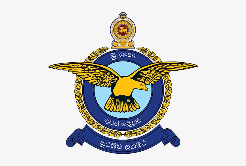 Sri Lanka Air Force Crest,logo - Sri Lanka Air Force Logo, transparent png download