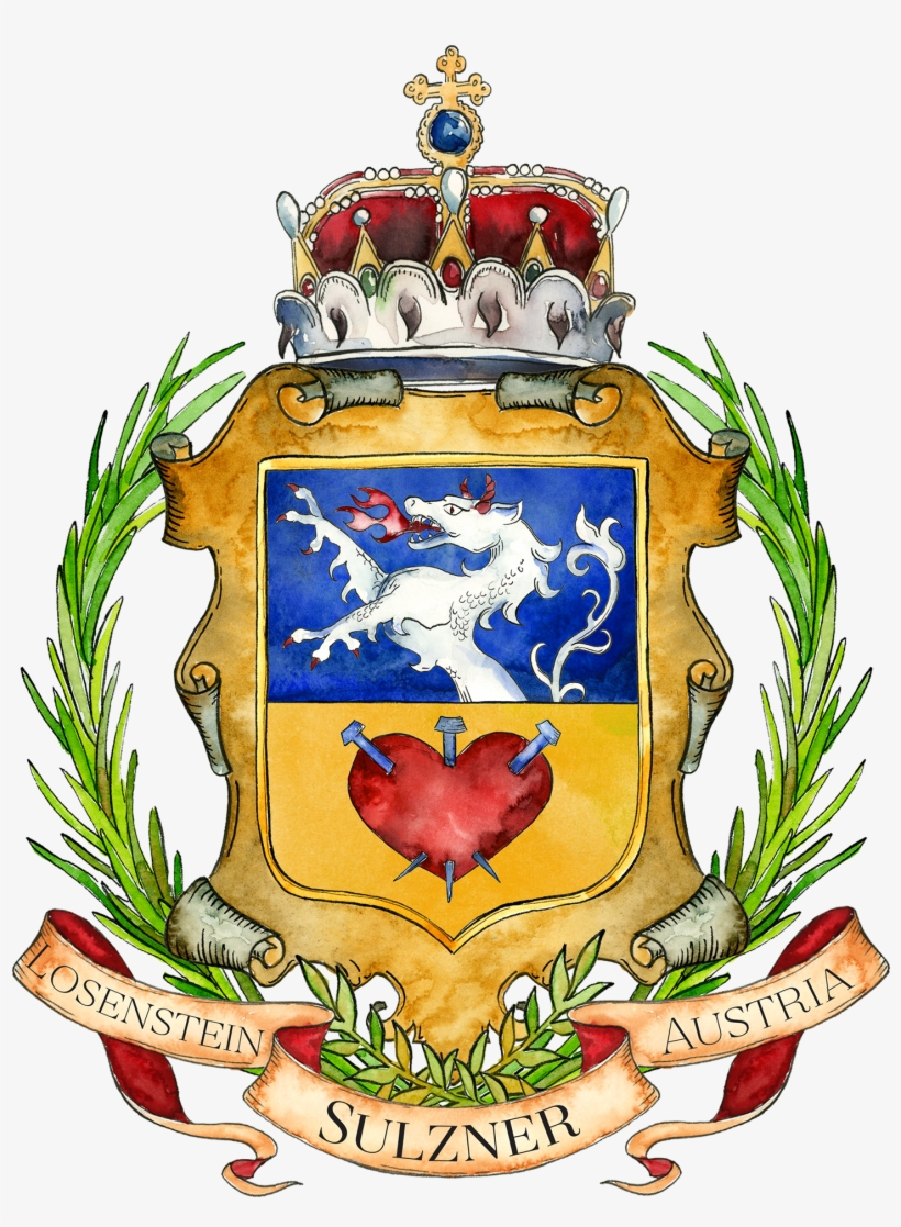 This 20" X 20" Print Was Created From My Watercolors - Coat Of Arms, transparent png download