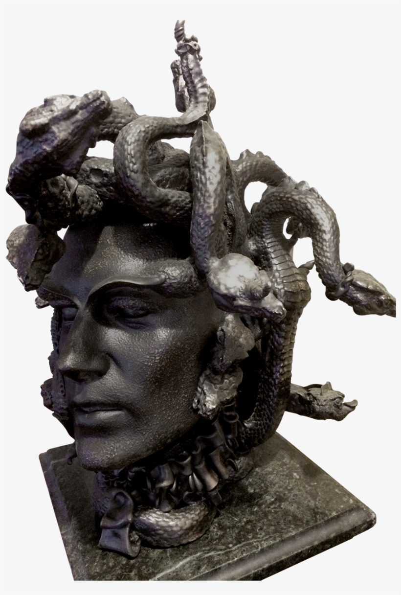 Horacio Bustos 1939- Argentine Sculptor Medusa As A - Sculpture, transparent png download