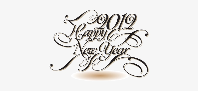 Happy New Year 2011 Banner 2 - Happy New Year 2012, transparent png download