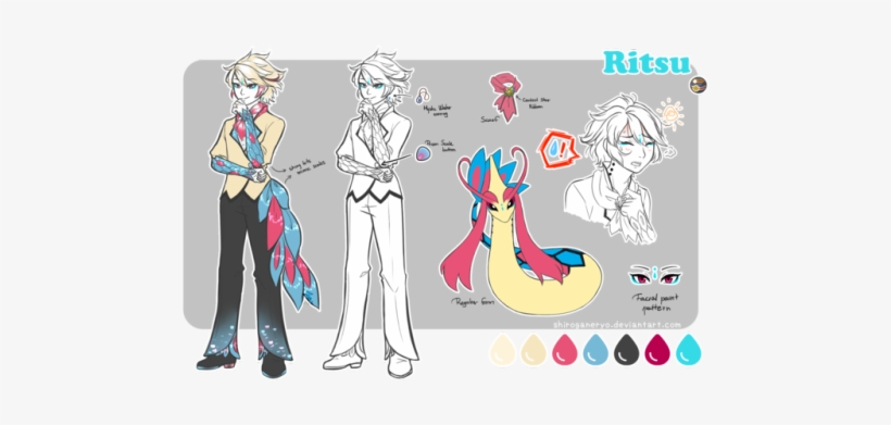 Aah, I Have This One Drawn For Such A Long Time Çvç - Male Milotic, transparent png download