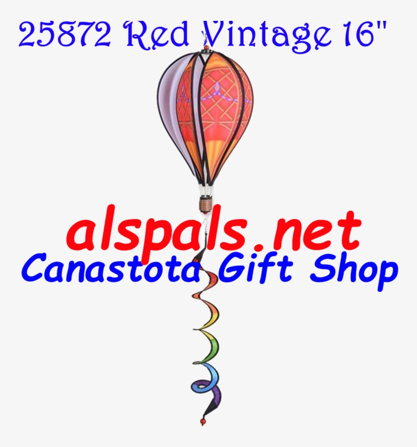 Catalog For Hot Air Balloons 16" Wind Spinners Featured - Hot Air Balloon, transparent png download