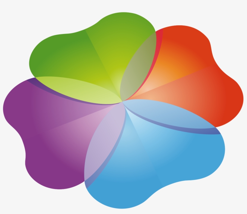 Trebol Positivo Color - Trebol De Colores Png, transparent png download