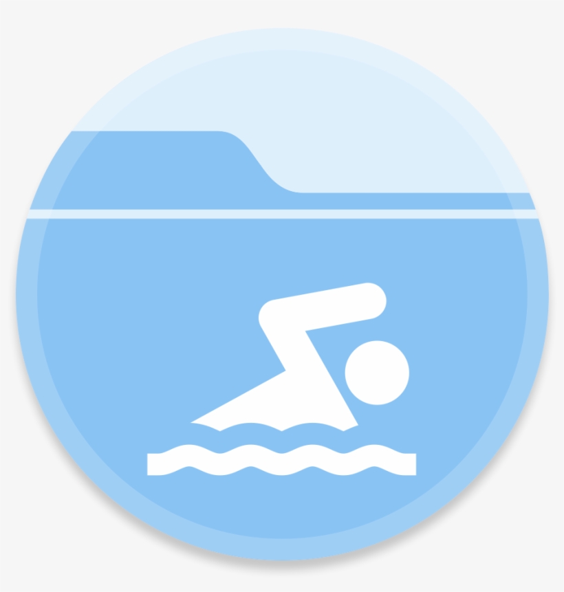 Swimming Icon - Glass Plaque Trophy Award - Swimming, transparent png download