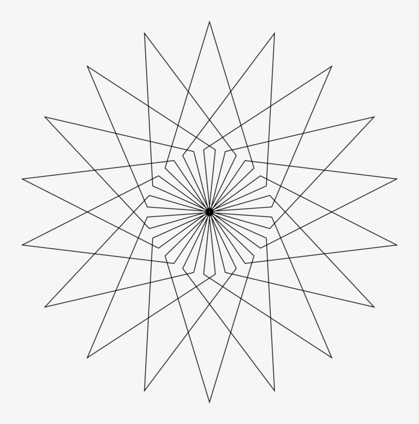 Mandala Chakra Symbol Padma Anahata - Clip Art, transparent png download