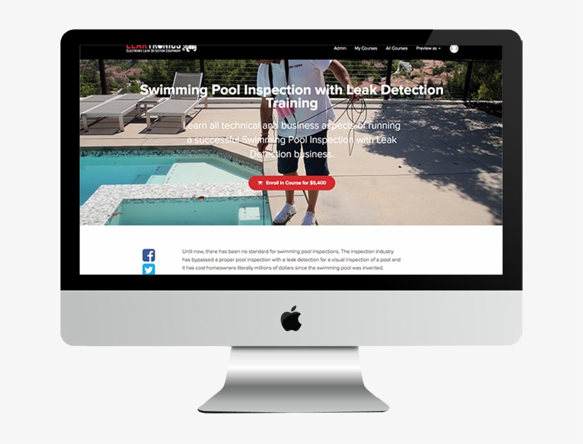 Swimming Pool Inspection Icon - Swimming Pool, transparent png download