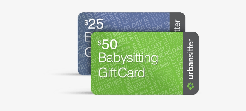 Babysitting Gift Cards - Wallet, transparent png download