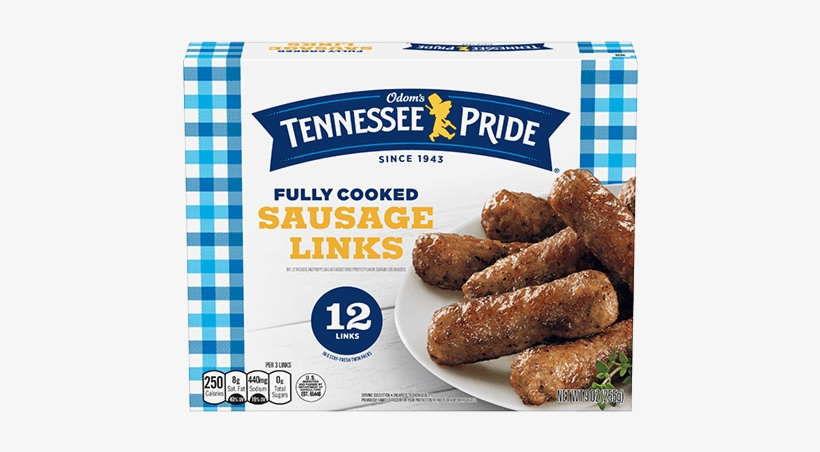 Fully Cooked Breakfast Sausage Links - Odom's Tennessee Pride Sausage And Buttermilk Biscuits, transparent png download
