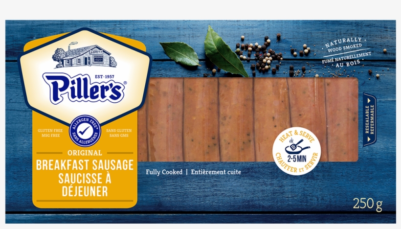 Pork - Pillers Breakfast Sausage, transparent png download