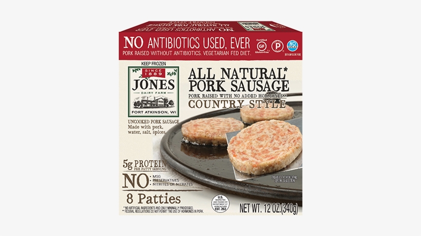 A Clean-label Breakfast Sausage Is As Close As Your - Jones Dairy Farm, transparent png download