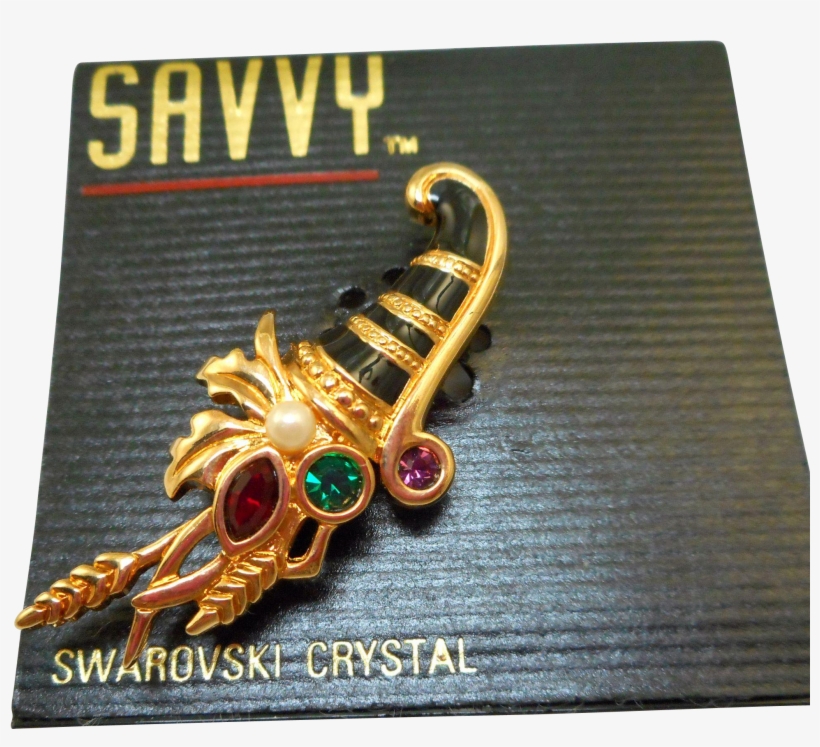 Swarovski Savvy Cornucopia Pin - Swarovski Ag, transparent png download