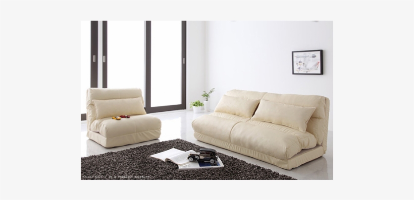 Combo Deal Flexi-futons Foldable Futon Sofa Bed - コンパクトサイズソファベッド Lxr フロアタイプ リクライニング機構付き, transparent png download