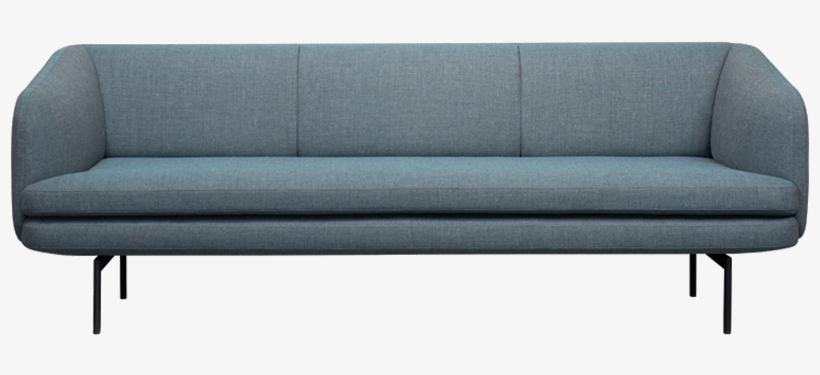 Gabo Sofa Steel Base Kobalt Front Palau Mario - Palau Gabo, transparent png download