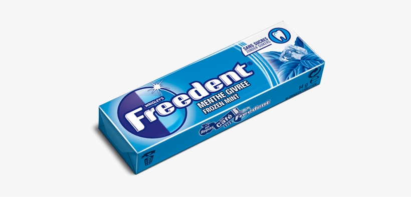 Freedent Fresh Mint Chewing Gum - Chewing Gum Freedent Png, transparent png download