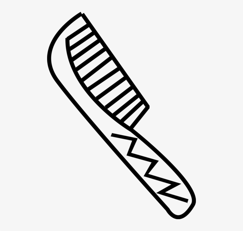 Vector Illustration Of Personal Grooming Comb For Styling - Event Group Logo, transparent png download